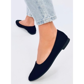 Bailarinas con inserto de cuero Keys Black negro 2