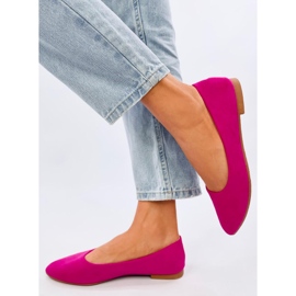 Bailarinas Keys Plantilla Piel Fucsia rosado 1