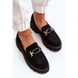 Mocasines De Mujer Con Adorno Negro Omavia 7