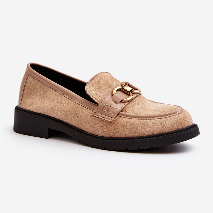 Mocasines Clásicos Mujer Beige Fiviana 1