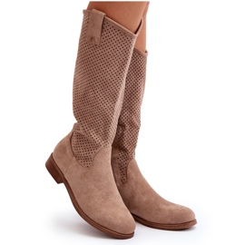 S.barski HY66-139 Botas Caladas Beige Mujer 11