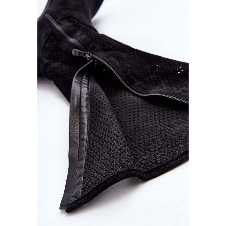 S.barski HY66-139 Botas Caladas Mujer, Negro 1