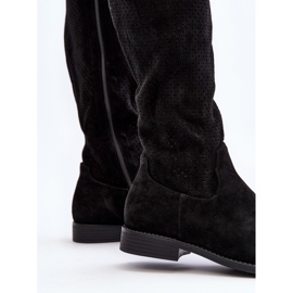 S.barski HY66-139 Botas Caladas Mujer, Negro 2