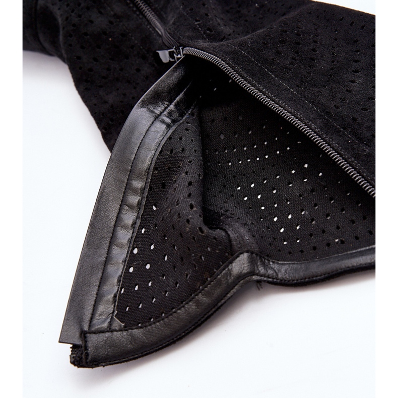 S.barski HY66-150 Botas Caladas con Tacón Plano, Negro 2 S.barski HY66-150 Botas Caladas con Tacón Plano, Negro 2