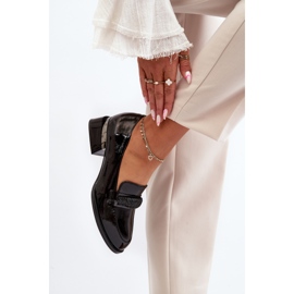 Vinceza Zapatos Mujer Charol Tacón Bajo, Negro Marilni 6