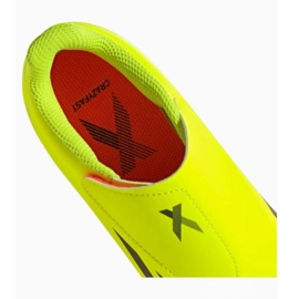 Zapatillas Adidas X Crazyfast Club Vel Tf Jr IF0713 amarillo 3