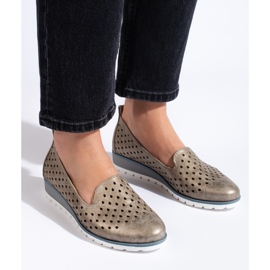 Señores calados dorados para mujer de Daszyński 1