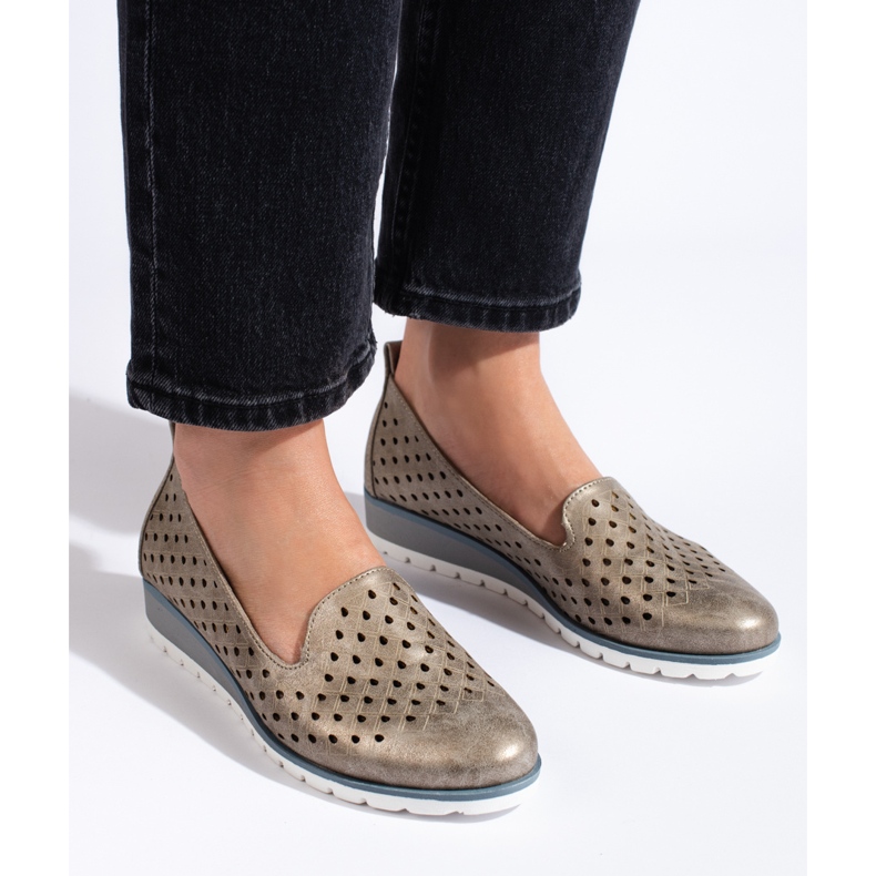 Señores calados dorados para mujer de Daszyński 1