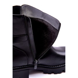 Botas de jodhpur femeninas con una decoración negra negro 3