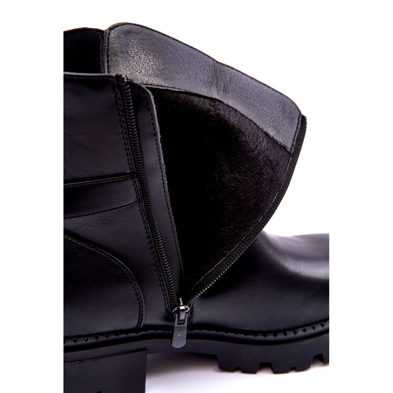 Botas de jodhpur femeninas con una decoración negra negro 3 Botas de jodhpur femeninas con una decoración negra negro 3