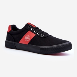 Zapatillas Hombre de Tela Big Star JJ174255 Negro 3