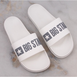 Chanclas de piscina mujer blanca Big Star FF274A199 blanco 4
