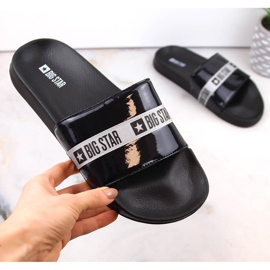 Chanclas de mujer charol negro Big Star GG274A007 1
