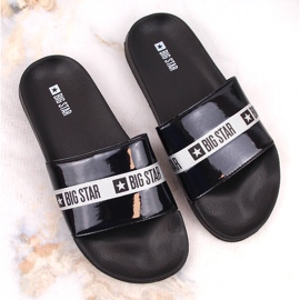 Chanclas de mujer charol negro Big Star GG274A007 3