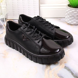 Filippo W PAW365 zapatos de piel negro 2