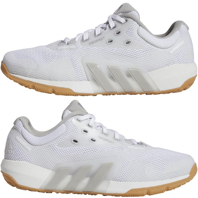 Entrenadores de gotas adidas femeninas gx7959 zapatos deportivos blancos 1