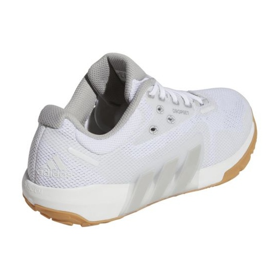 Entrenadores de gotas adidas femeninas gx7959 zapatos deportivos blancos 3