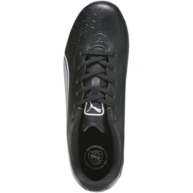 Zapatillas de fútbol Puma King Match FG/AG Jr 107573 01 negro 1