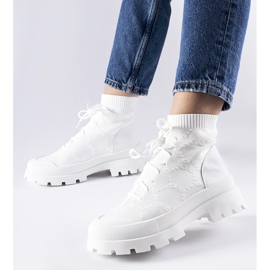 Zapatillas altas Éric blancas blanco 1