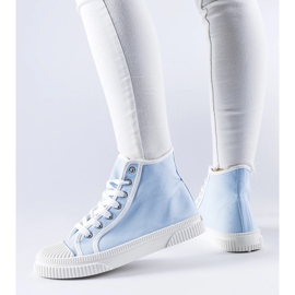 Zapatillas altas azules de Pozzuolo 1