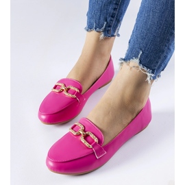 Mocasines con hebilla rosa de Sovera rosado 1 Mocasines con hebilla rosa de Sovera rosado 1