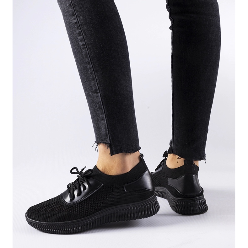 Deportivas Pierantonio caladas negras negro 1