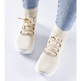 Zapatillas altas Vigatto beige 2