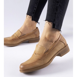 Mocasines Beaufort elegantes beige 2