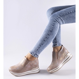 Zapatillas cuña Alquippa rosa claro 1