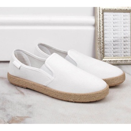 Alpargatas slip-on mujer blanco Big Star DD274015 11