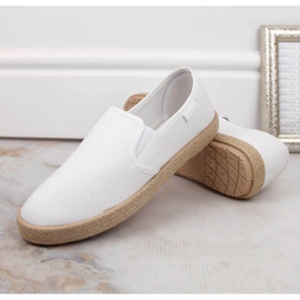 Alpargatas slip-on mujer blanco Big Star DD274015 1