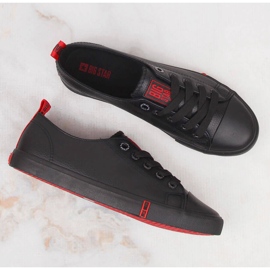 Zapatilla baja ecopiel negra Big Star GG274007 negro 8