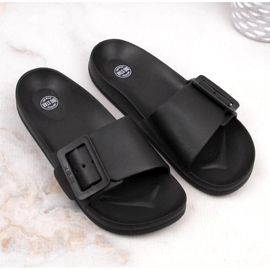 Chanclas de playa de espuma negra para mujer Big Star FF274A389 negro 1