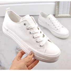 Deportivas mujer plataforma blancas Big Star LL274968 blanco 1