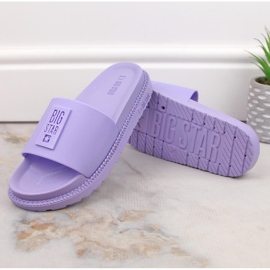 Chanclas mujer plataforma violeta Big Star LL274426 2