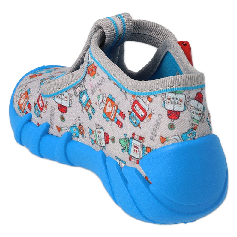 Pantuflas infantiles befado con cierre 110N483, gris 2