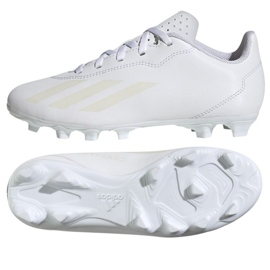 Zapatillas Adidas X CRAZYFAST.4 FxG Jr IE1589 blanco 1