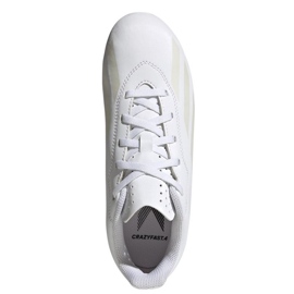 Zapatillas Adidas X CRAZYFAST.4 FxG Jr IE1589 blanco 2