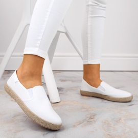 Alpargatas slip-on mujer blanco Big Star DD274015 2
