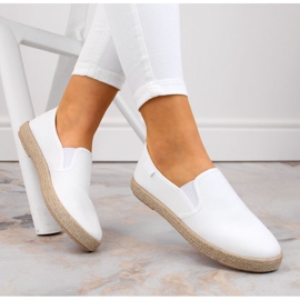 Alpargatas slip-on mujer blanco Big Star DD274015 4