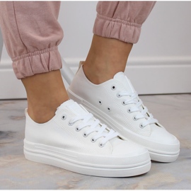Deportivas mujer plataforma blancas Big Star LL274968 blanco 7