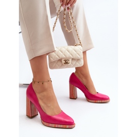 Laura Messi 2746 Zapatos de tacón rosa 1