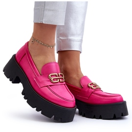 Zazoo 20164 Mocasines de Mujer Fabricados en Piel Natural Fucsia rosado 10