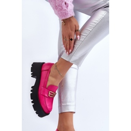 Zazoo 20164 Mocasines de Mujer Fabricados en Piel Natural Fucsia rosado 4