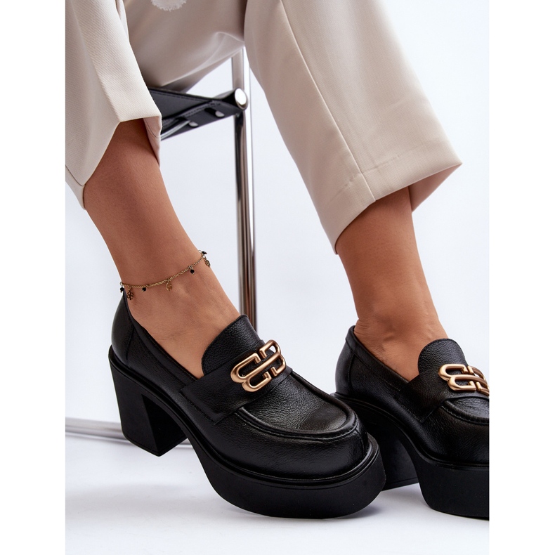 Zazoo 20170 Zapatos Mujer Piel Con Tacón Alto, Negro 1 Zazoo 20170 Zapatos Mujer Piel Con Tacón Alto, Negro 1