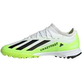 Botas de fútbol Adidas X Crazyfast.3 Tf Jr IE1568 blanco blanco 6