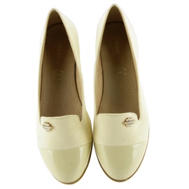 Mocasines pastel lordsy 7111 amarillo 1