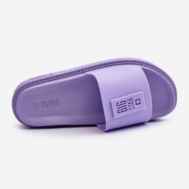 Chanclas de mujer Big Star LL274426 Morado púrpura 1