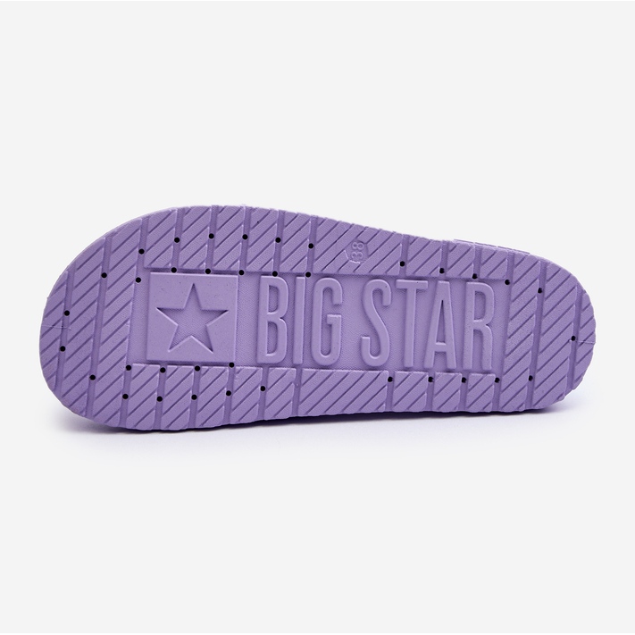 Chanclas de mujer Big Star LL274426 Morado violeta 2