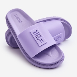 Chanclas de mujer Big Star LL274426 Morado violeta 3